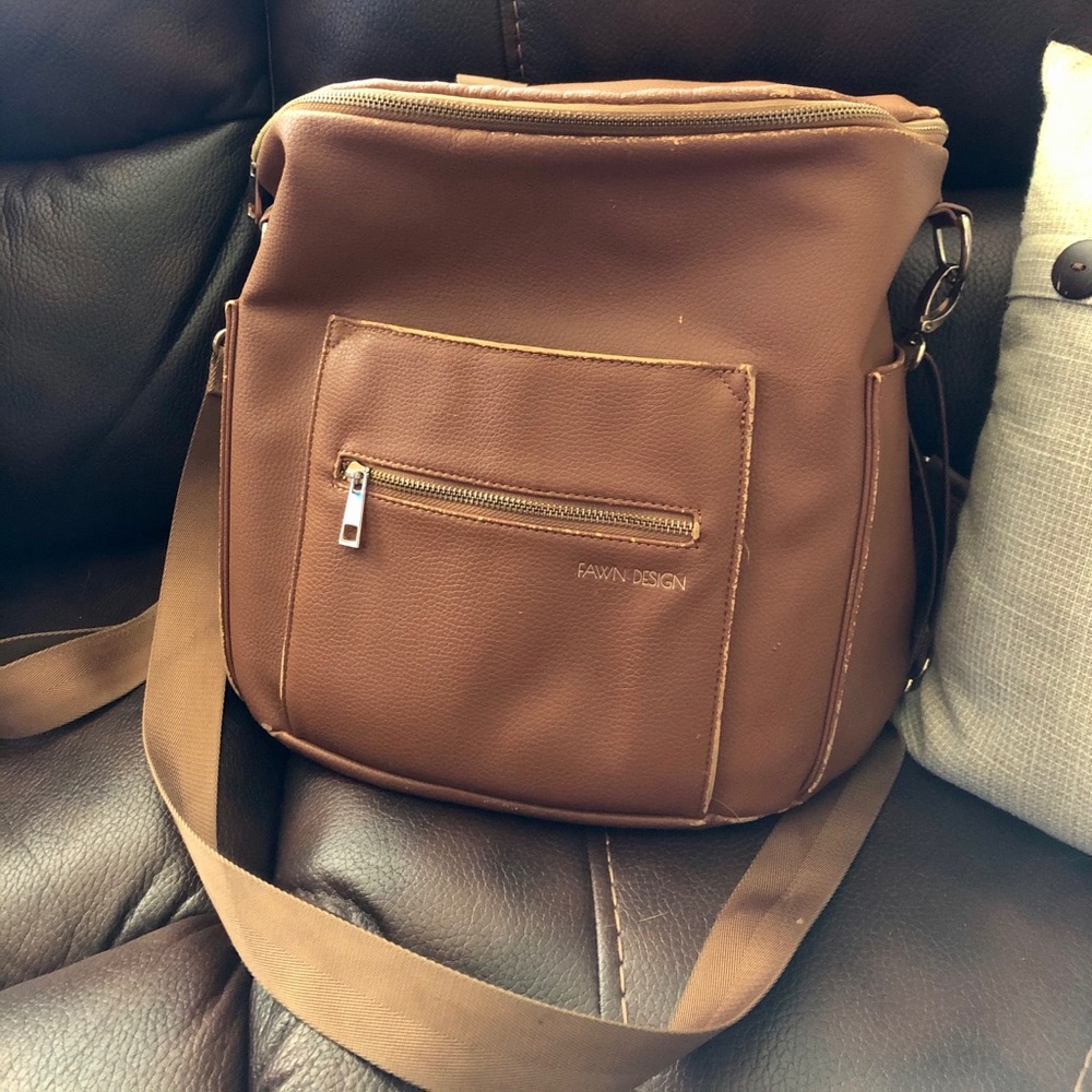 Fawn Design Brown Diaper Bag
